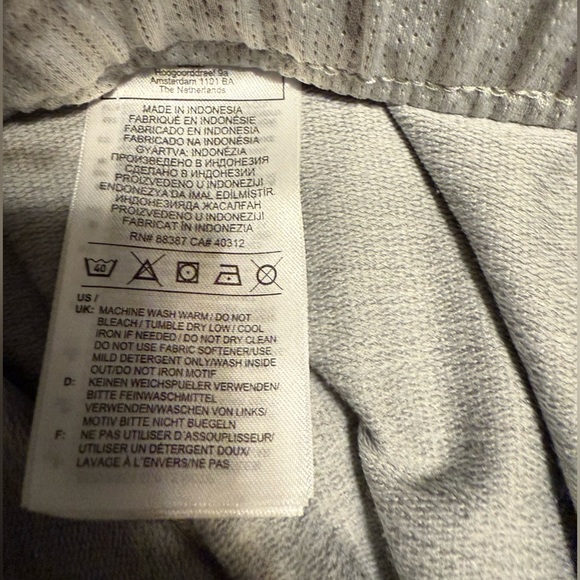 Adidas Women's Athletic Gray Shorts - Picture 4 of 5